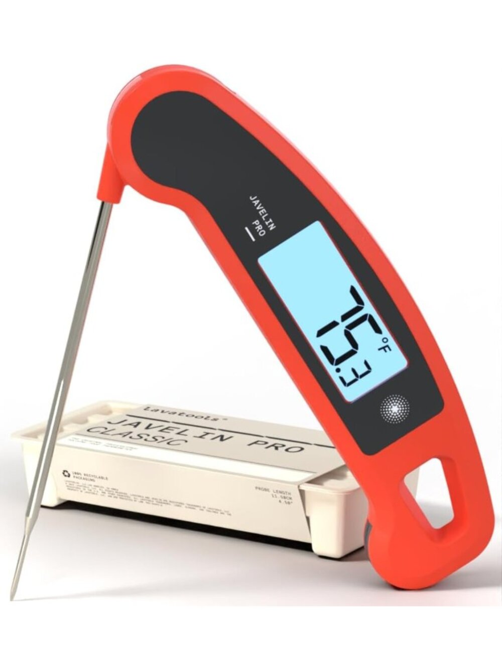 Ultra-Fast 2-Second Digital Meat Thermometer for Grill & Cooking, Backlit, Water